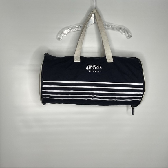 Jean Paul Gaultier Navy and White Travel Bag - Picture 2 of 7